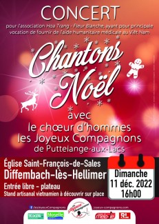 affiche concert de Noël